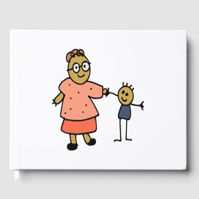 Mom and Son Guest Book (Front)