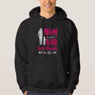 Mom And Son Mothers Day Retro Best Friend Mom Momm Hoodie