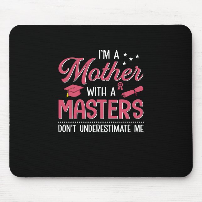 Mom Art Mother With A Master Mouse Mat (Front)