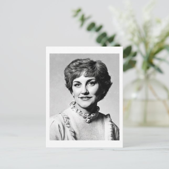 Mom as computer drawing card (Standing Front)