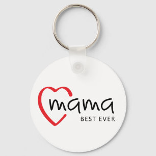 Mom, best ever, Mom is my hero. Mother's Day Key Ring