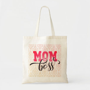 MOM BOSS - Pink Arabesque Mum's Tote Bag