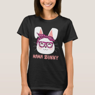 Mom Bunny face cool Easter Bunny Happy Easter Moth T-Shirt