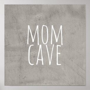 mom cave quote poster  wall art