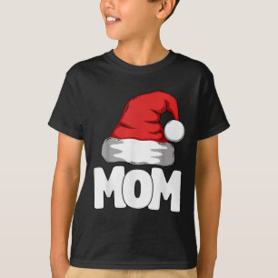 Mom Christmas Santa Matching Family T-Shirt