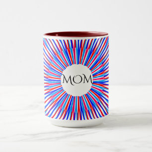 "MOM" coffee or tea TWO TONED mug. Mug