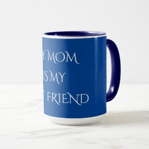 "MOM" coffee or tea TWO TONED mug. Mug