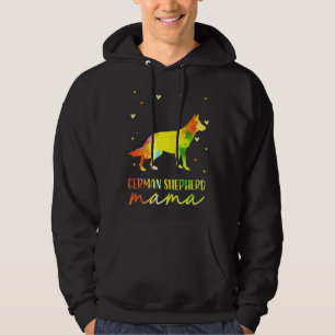 Mom Colorful German Shepherd Hoodie