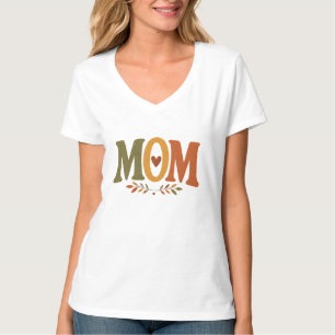 MOM Cosy Fall Autumn Motherhood T-Shirt