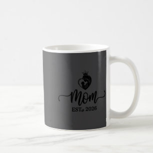 Mom Est 2026 Shirt New Moms Dads Matching Mother T Coffee Mug