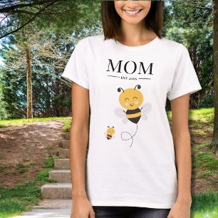Mom EST. Baby Bee T-Shirt