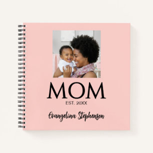 Mom Established Caps Pink Journal for Moms