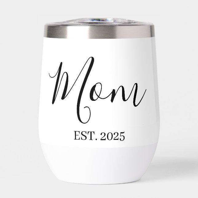 Mom Established New Mom Gift Minimalist (Front)