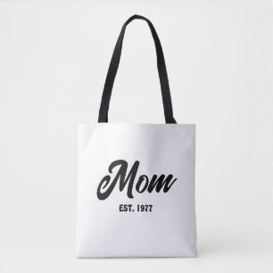 Mom Established New Mom Gift Tote Bag
