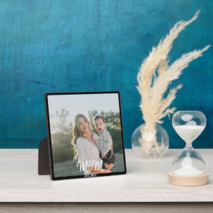 Mom Established, Photo, Script, Photo Plaque