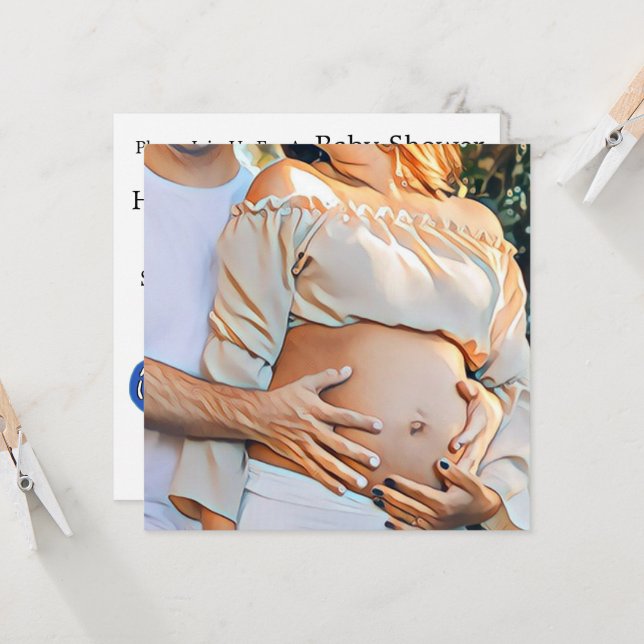 mom eternal love invitation (Front/Back In Situ)