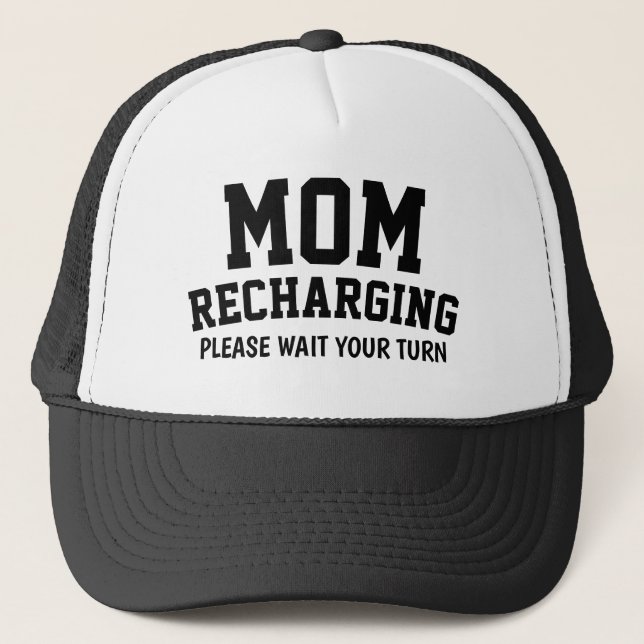 Mom Funny Trucker Hat  (Front)