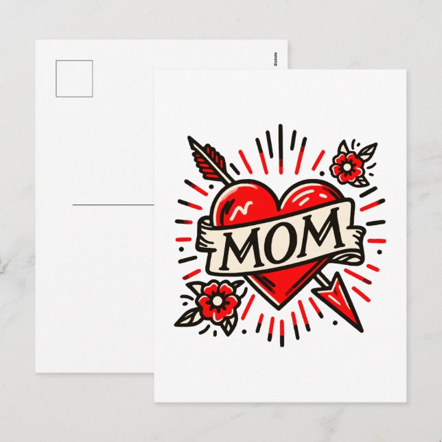 MOM HOLIDAY POSTCARD (Front/Back)