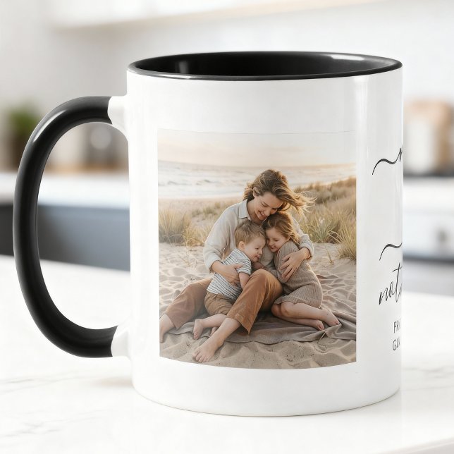 Mom Is a Verb Family 2 Photo Mother Keepsake Mug (Creator Uploaded)