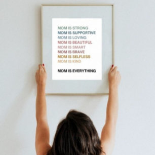 Mom is Everything Mother's Day Printable Gift Poster