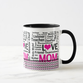 MOM is LOVE, Mother's Day, Mum's Birthday Mug
