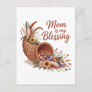 Mom Is My Blessing Announcement Postcard