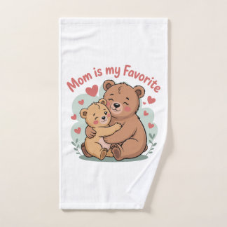 Mom Is My Favorite Hand Towel