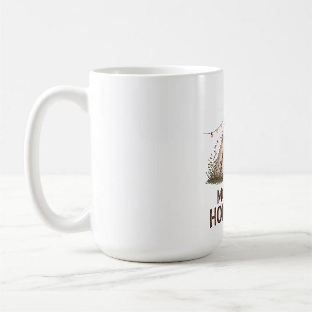 Mom Is My Home Base Coffee Mug (Left)