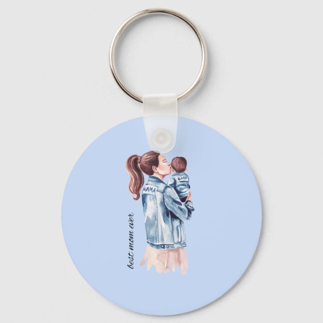 Mom is the best key ring (Front)