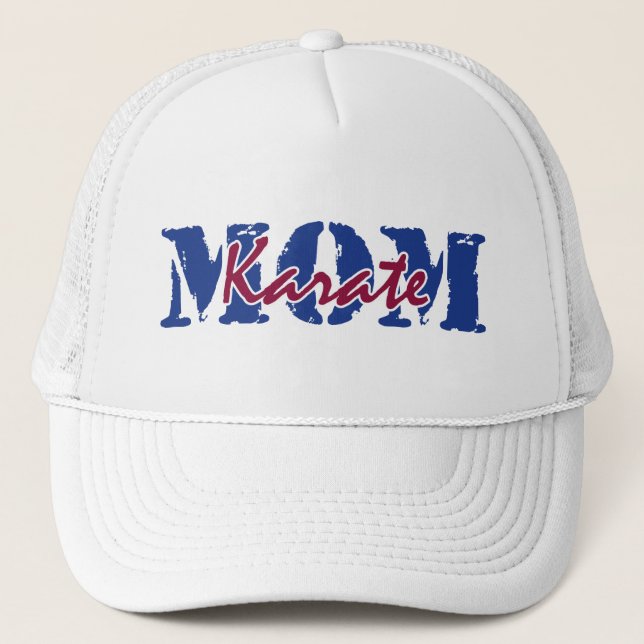MOM karate Trucker Hat (Front)
