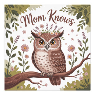 Mom Knows Photo Print