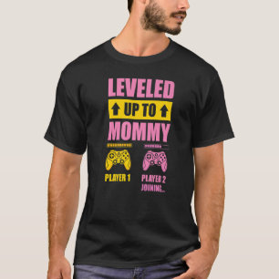 Mom Level Unlocked Gamer Pregnancy Soon To Be Fath T-Shirt