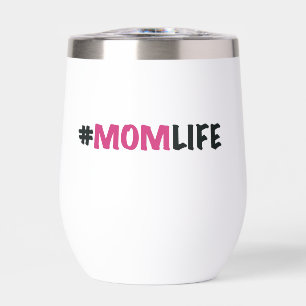 #MOM LIFE 11OZ STEMLESS INSULATED WINE TUMBLER