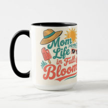 Mom Life in full bloom Cute Mama gift
