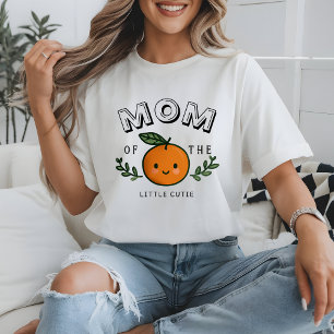 Mom Little Cutie T-Shirt 1st Birthday Party  Tri-Blend Shirt