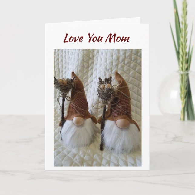***MOM*** LOVE AND THANK YOU AT **CHRISTMAS** CARD (Front)
