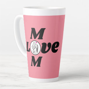 Mom love latte mug