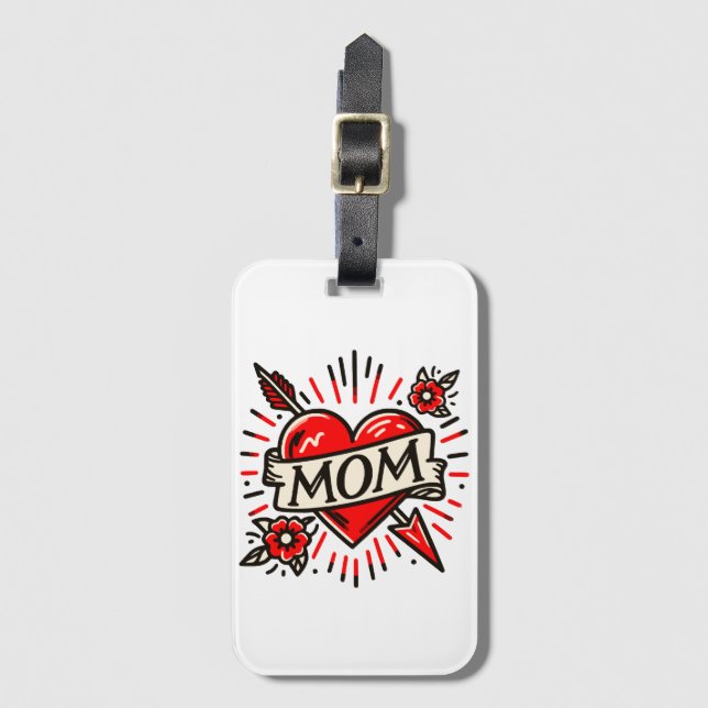 MOM LUGGAGE TAG (Front Vertical)