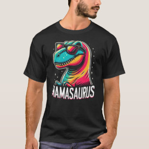 Mom Mamasaurus T Rex Dinosaur Birthday Dinosaur Mo T-Shirt