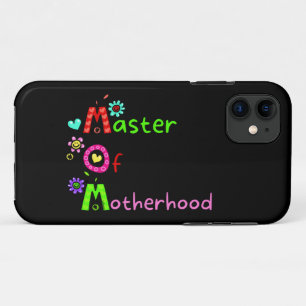 MOM MASTER OF MOTHERHOOD  funny mother's day       iPhone 11 Case