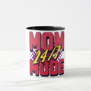 MOM MODE 24/7 MUG