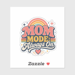 Mom Mode Always On Retro Mothers day Gift