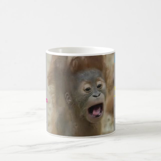 MOM! Monkey Coffee Mug (Center)