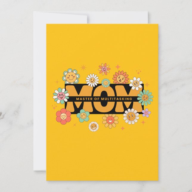 MOM : Mothers Day Collection 3 Holiday Card (Front)