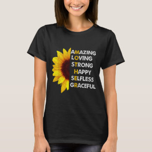 Mom mother's day mom amazing loving strong mom T-Shirt