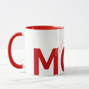 MOM (must obey me) Red Mug