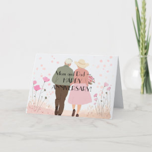 MOM n DAD ANNIVERSARY CARD