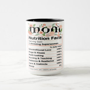 MOM Nutrition Facts Mug