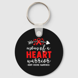 Mom Of A Heart Warrior Chd Heart Disease Awareness Key Ring