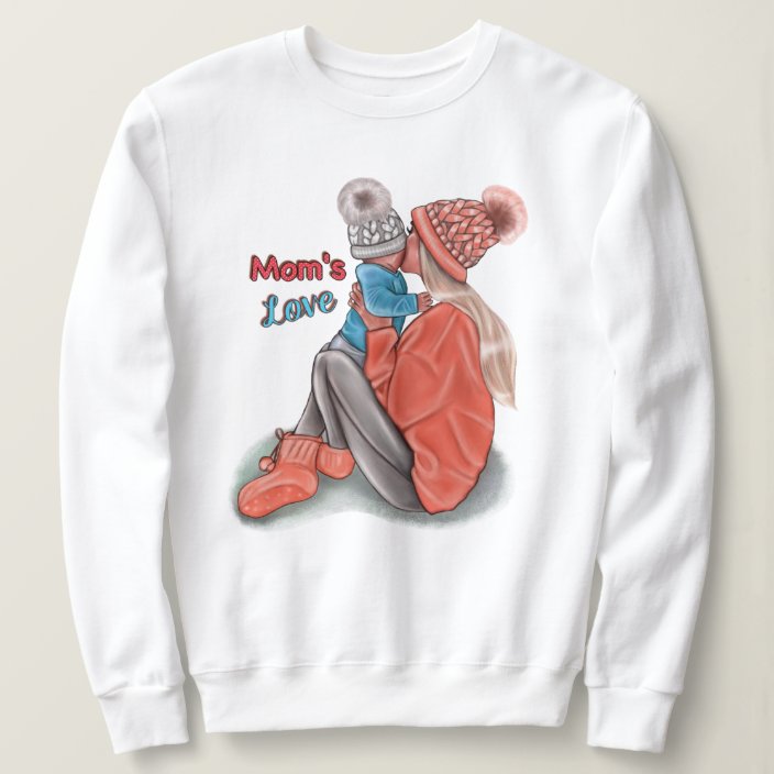 Mom of Boy Sweatshirt Zazzle.co.uk